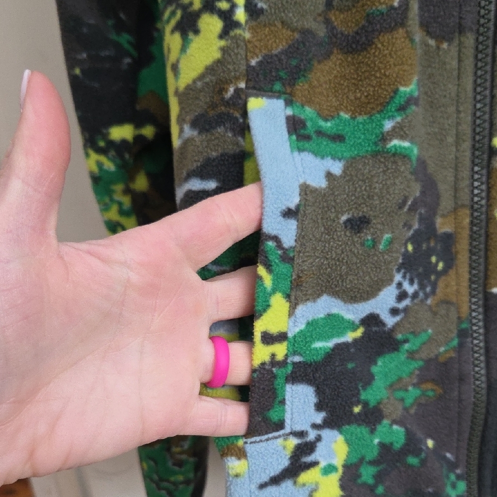 The North Face Multicolor Camouflage Fleece Jacket - Picture 5 of 6